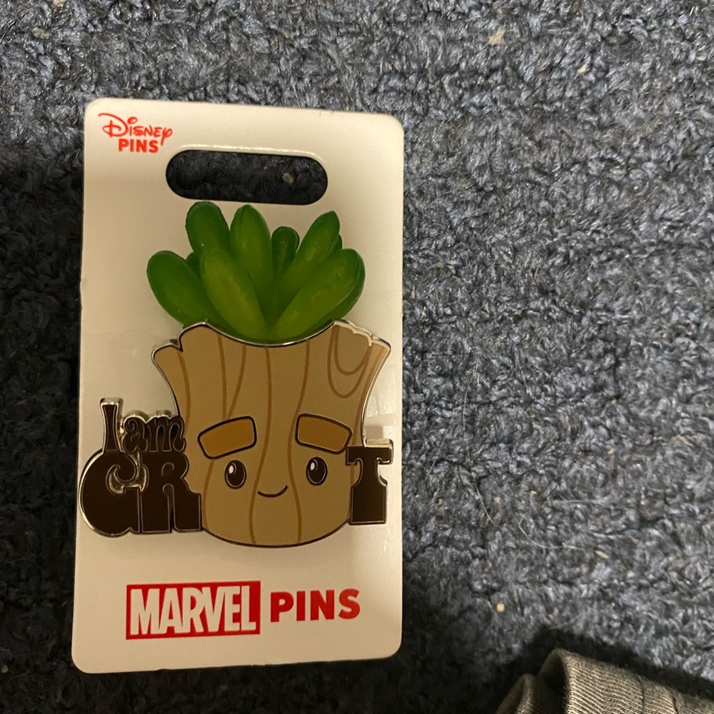NEW Disney Parks Terrarium Succulent Planter Marvel Guardians Galaxy Groot Pin